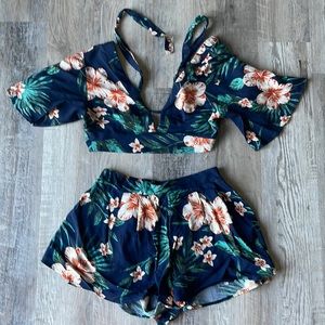 Floral two-piece set
